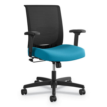 HON® Convergence Mid-back Task Chair, Synchro-tilt And Seat Glide, Supports Up To 275 Lb, Red Seat, Black Back-base freeshipping - TVN Wholesale